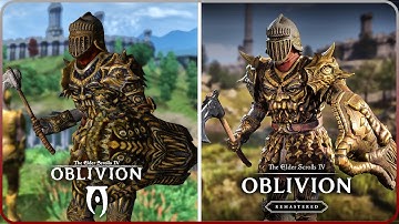 All Armor Sets & Outfits Compared: The Elder Scrolls 4 Oblivion Remastered vs Original