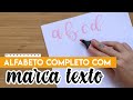 ALFABETO COMPLETO COM CANETA MARCA TEXTO | by Aline Albino