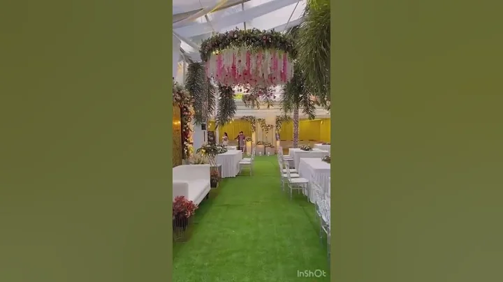 Celebrity wedding decoration