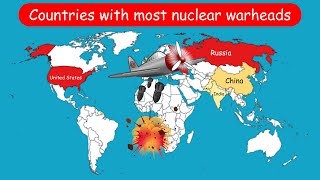 Number of nuclear weapons by country (1945-2022)