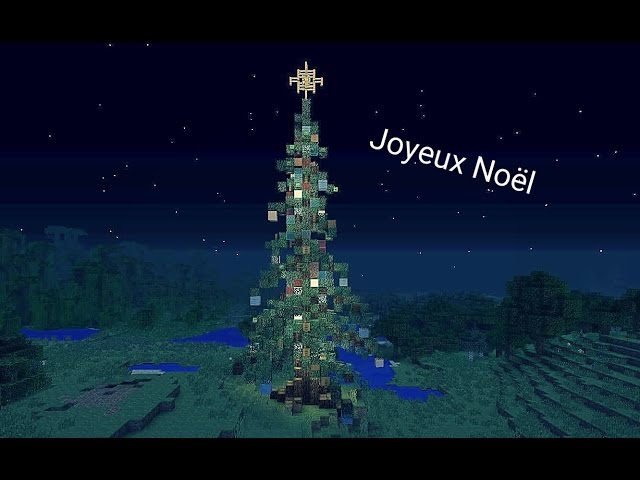 COMMENT VIVRE DANS UN CADEAU DE NOEL GÉANT ? - Tuto Noel Minecraft 