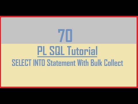 Tutorial 70 :