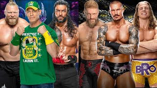 Team Rated RK-Bro Vs Roman Reigns Brock Lesnar & John Cena WWE 2K22