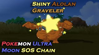 [Live] Shiny Alolan Graveler in Pokemon Ultra moon SOS Chain