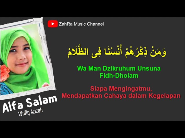 Alfa Salam - Wafiq Azizah (Lirik dan Arti) class=