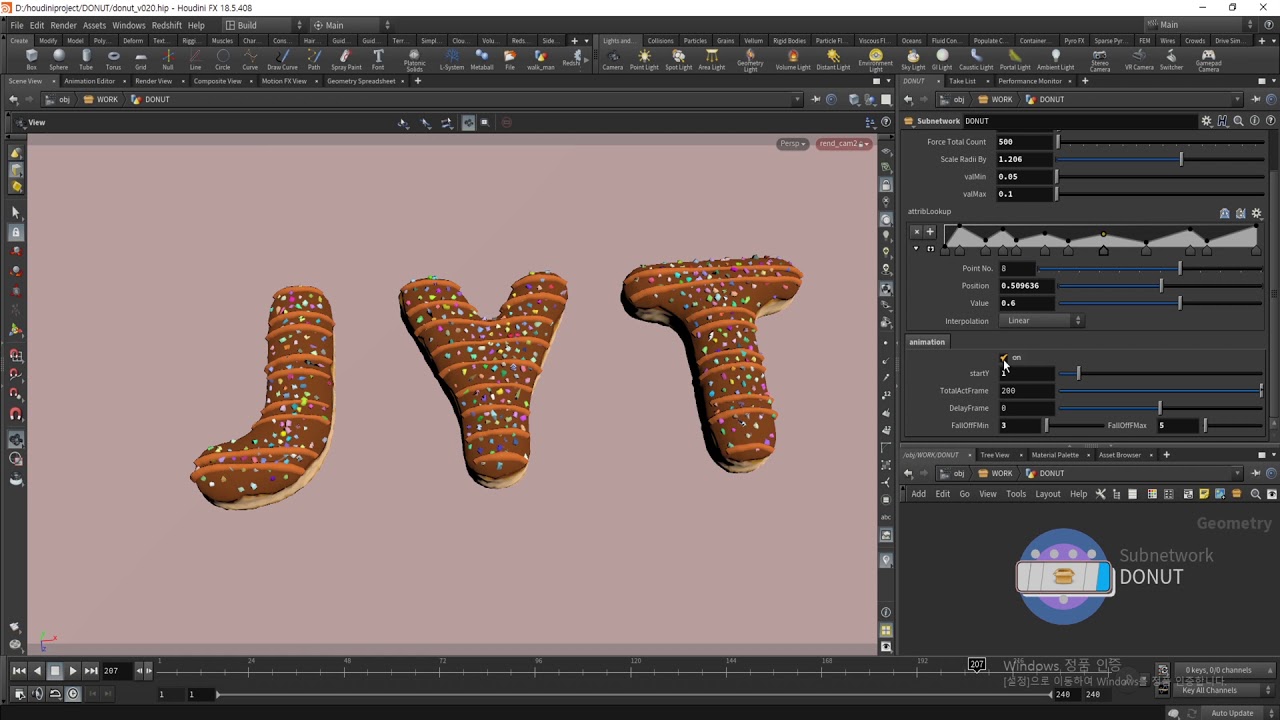 Procedural DONUT in Houdini - YouTube