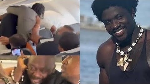VeryDarkMan and Mr Jollof Detained Following Onboard ClashAsaba airport. What actually happened 