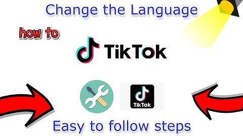 How To Change TikTok App Language