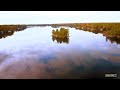 实地拍摄 加拿大 Muskoka Lake || 无人机 | 360相机 4K | 背景音乐《不该用情》中文音樂|動態歌詞 - Music Video - Chinese Pinyin Lyrics