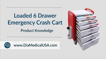 Loaded 6 Drawer Emergency Crash Cart: Tuesday Teachings - Product Knowledge
