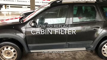 How to replace your automotive air cabin air filter Dacia Duster DIY