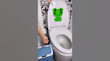 Miếng dán mở nắp bồn toilet siêu tiện ích #shorts