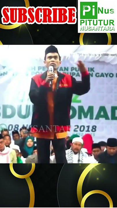 USTADZ ABDUL SOMAD - Cerita hikmah dari gagal naik pesawat