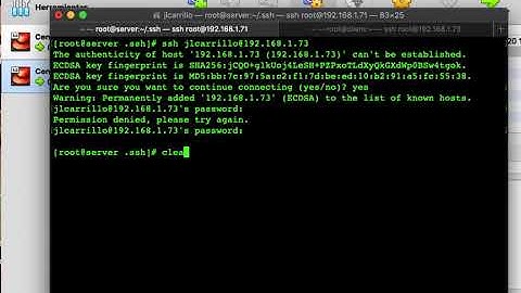 ssh & scp - RedHat / Rocky Linux / Alma Linux / Oracle Linux / CentOS