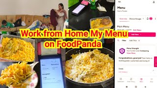 what is My Menu on FoodPanda| Work from Home| Food Business ideas of a Home Chef| Sonia Daily Vlogs