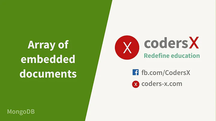 [MongoDB] - 10. Array of embedded documents