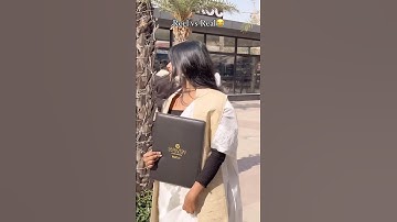 Galgotias University Convocation 2024 | Reel vs Real😂 #galgotiasuniversity #shorts #shortvideo