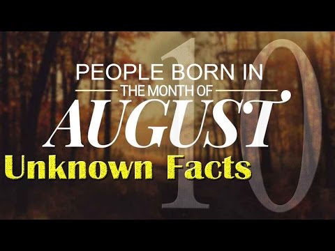 Video: What Is The Zodiac Sign Of Those Born In August