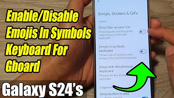 Galaxy S24/S24+/Ultra: How to Enable/Disable Emojis In Symbols Keyboard For Gboard/Google Keyboard
