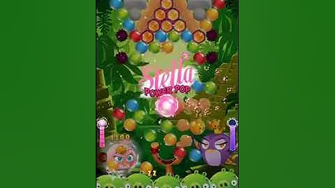 Angry Birds Stella Pop Level 185