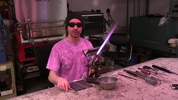 Flameworking Basics - How to Push a Button and Make a Flower