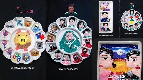 Squid Game 3 color mixing #squidgame3