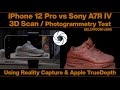 Iphone 12 Pro / Lidar vs Sony A7R IV SEL2470 GM Photogrammetry 3D Scan Test, Reality Capture, RC