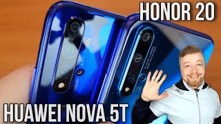 HONOR 20 vs Huawei nova 5T, ЧТО ЛУЧШЕ?? - Честный Обзор