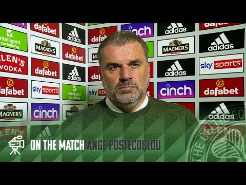 Ange Postecoglou On The Match | Celtic 2-1 Motherwell