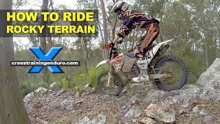 How to ride rocky terrain on dirt bikesCross Training Enduro