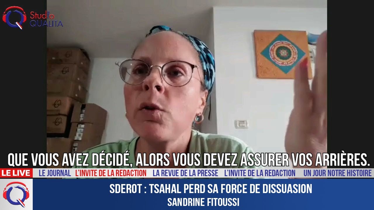 Sderot: « Tsahal perd sa force de dissuasion ! » - L'invité de la rédaction du 4 aout 2022