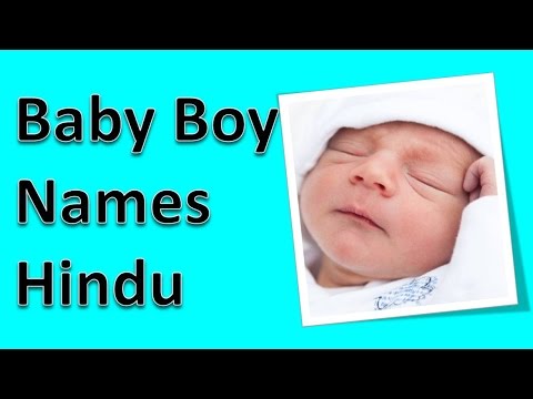 Baby Boy Names Hindu - YouTube