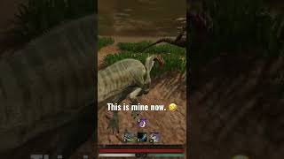 Lucky timing on the Sucho. Yoink! #pathoftitans #shorts #dinosaur #videogames