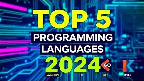 Top 5 Programming Languages to Learn in 2024 🚀 | Python, JavaScript, Rust, Go, Kotlin