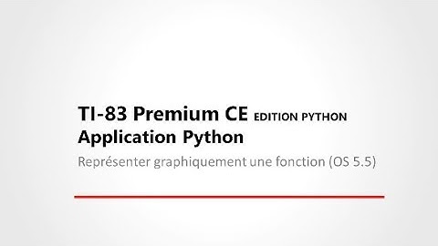 Représenter graphiquement une fonction avec l
