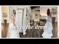 VLOG: come wedding dress shopping with me (I said yes to the dress!)