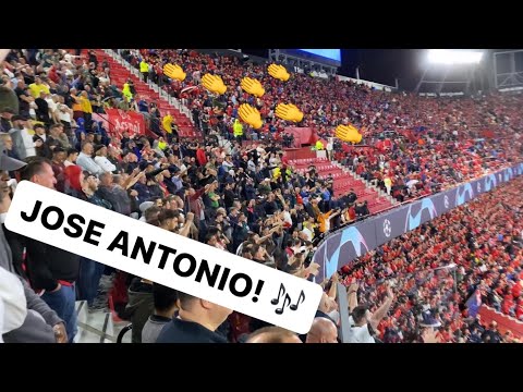 SEVILLA FANS APPLAUD ARSENAL CHANT 👏 Sevilla 1-2 Arsenal (24/10/23)