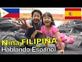 Niña FILIPINA Hablando Español - Mi Hija No Me Deja Grabar!