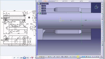 Tailstock Body, Catia V5, Part 1.3