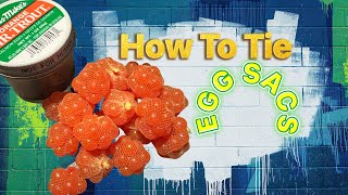 How I tie my egg sacs with AtlasMikes salmon eggs.