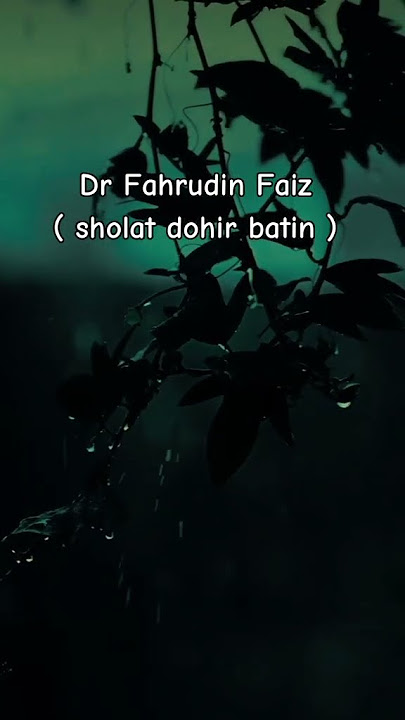 SHOLAT SEJATI#dr fahrudin faiz