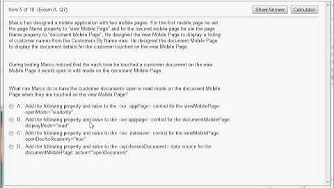 C2040-411 XPages Mobile Advanced Topics( C2040-411)