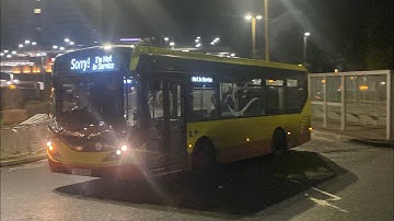 Countdown to Xmas Day 19 672 YX67 UYO departs Bracknell Bus Stn for the Depot