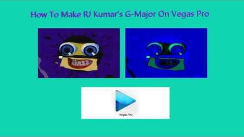 How To Make G-Major by Rj Kumar On Vegas Pro
