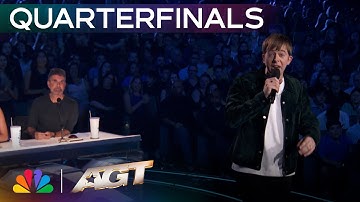 Improv Rapper Chris Turner Freestyles Every Word LIVE On The Spot! | AGT 2025