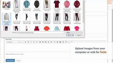 How to add and update products for catalogs
