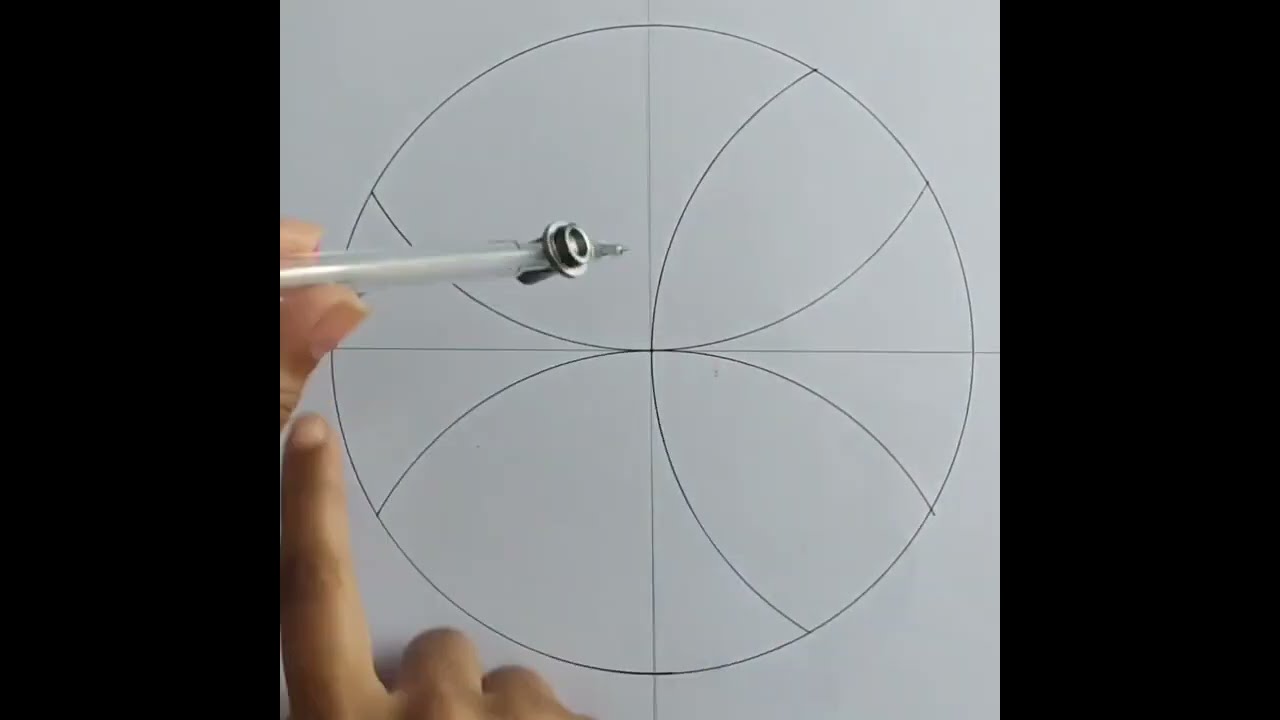 Geomertic Mandala Art Ll Geomertey Trick Easy Quick