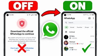 Download the Official WhatsApp to Continue Problem New Solution 2026 || WhatsApp Login New 2026 screenshot 5