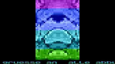 abbuc magazin 85 intro for Atari 8-bit