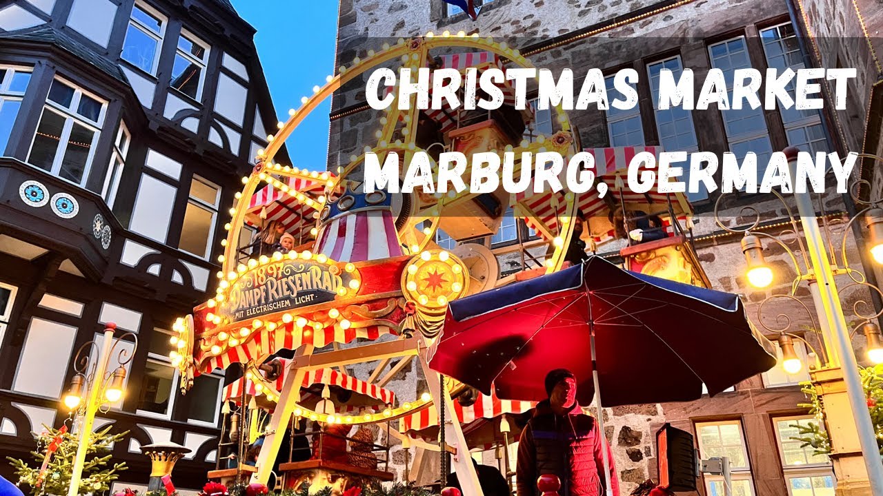 Christmas Market, Marburg, Germany-2022 || Weihnachtsmarkt Marburg 🇩🇪 ...